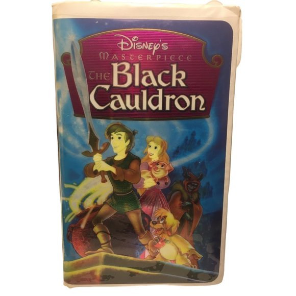 Walt Disney's Masterpiece The Black Cauldron 1985 Clamshell Case VHS Tape - Picture 1 of 6